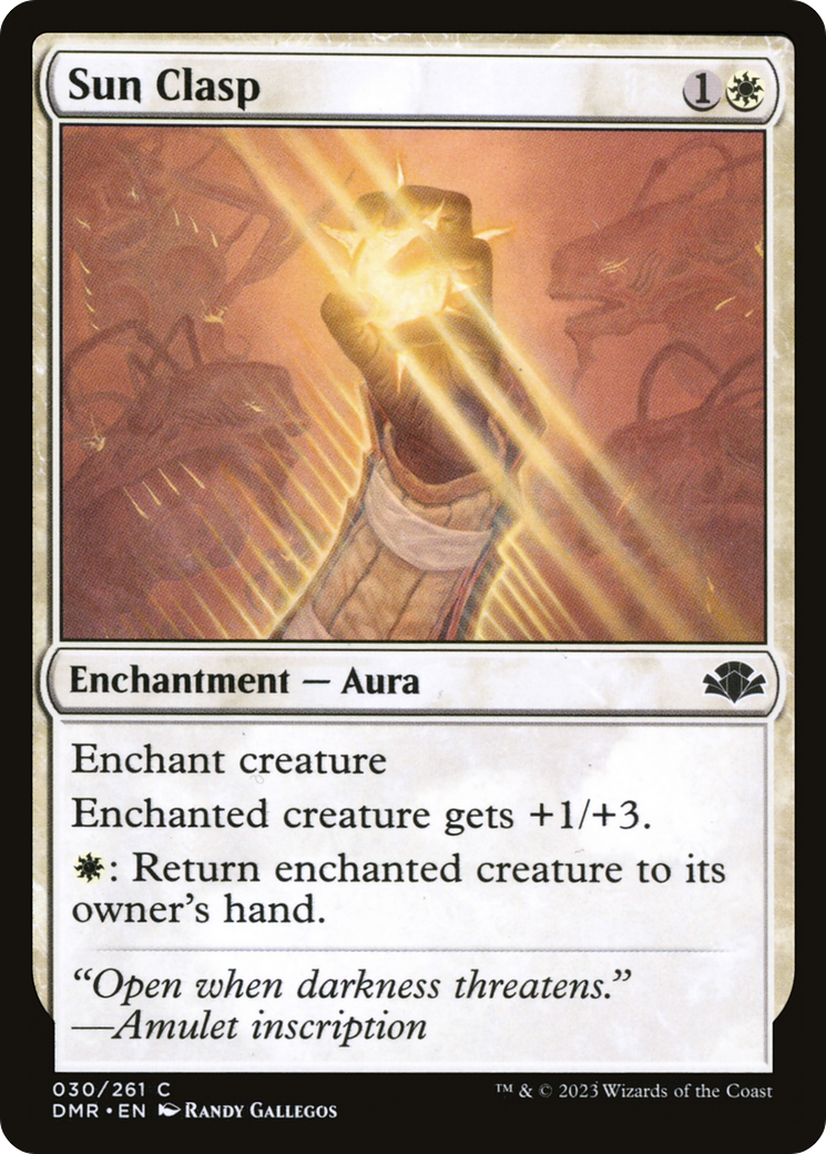 Sun Clasp [Dominaria Remastered] MTG Single Magic: The Gathering | Red Claw Gaming