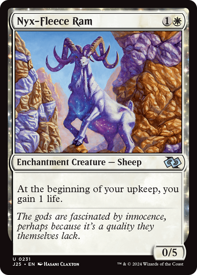 Nyx-Fleece Ram [Foundations Jumpstart] MTG Single Magic: The Gathering | Red Claw Gaming