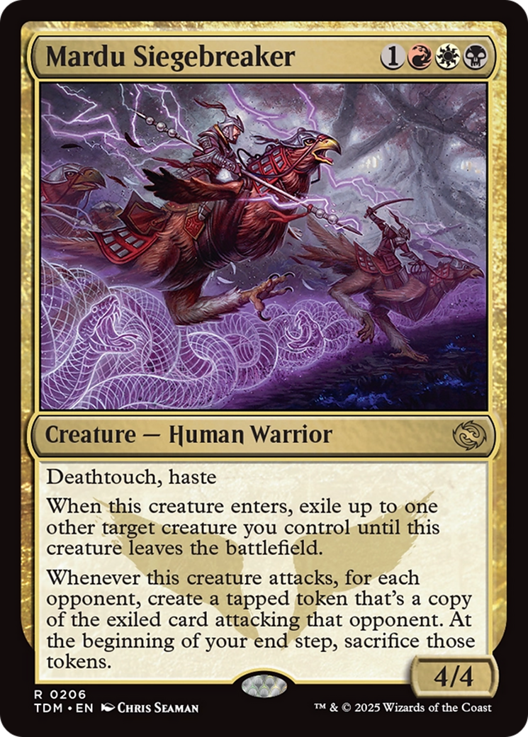 Mardu Siegebreaker [Tarkir: Dragonstorm] MTG Single Magic: The Gathering | Red Claw Gaming