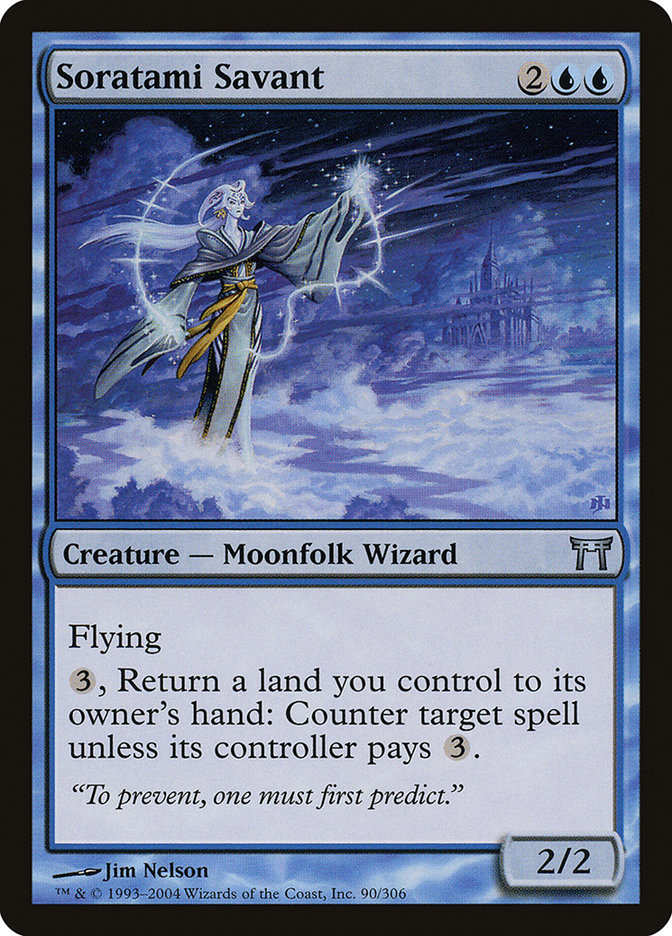 Soratami Savant [Champions of Kamigawa] MTG Single Magic: The Gathering | Red Claw Gaming