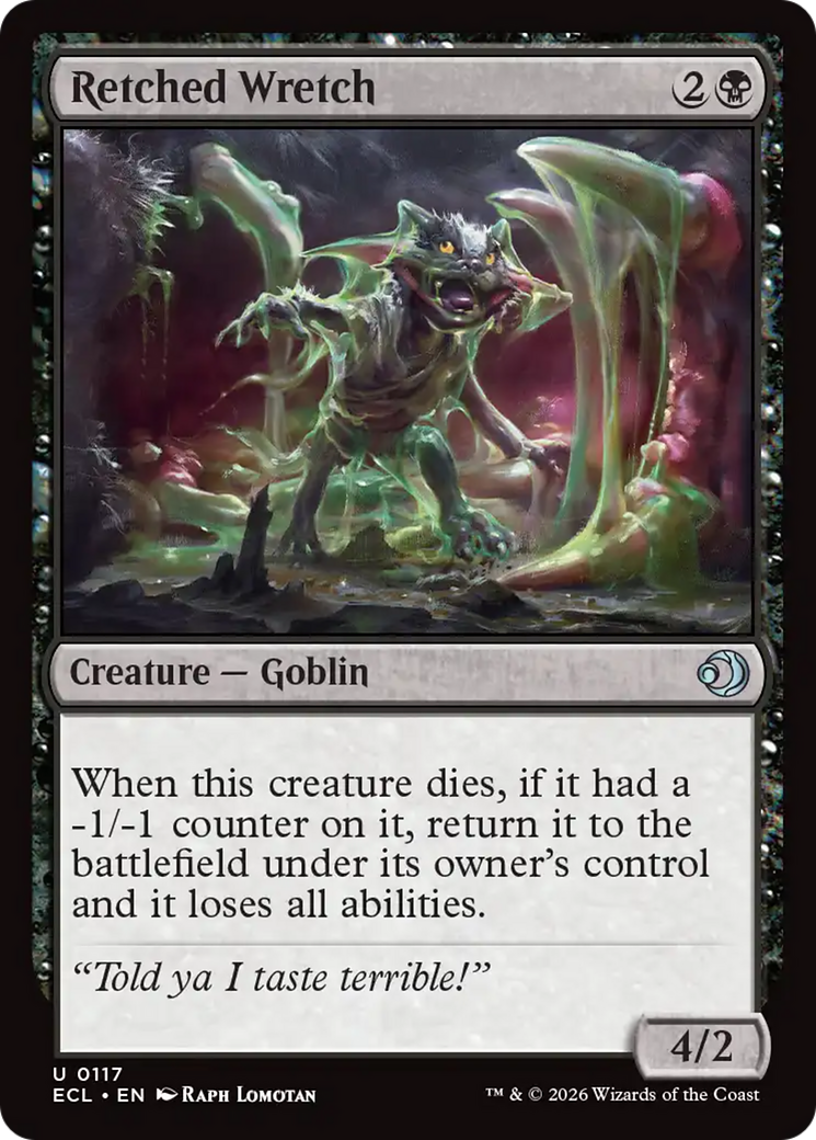 Retched Wretch [Lorwyn Eclipsed] MTG Single Magic: The Gathering | Red Claw Gaming