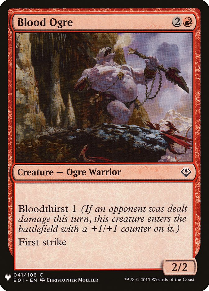 Blood Ogre [Mystery Booster] MTG Single Magic: The Gathering | Red Claw Gaming