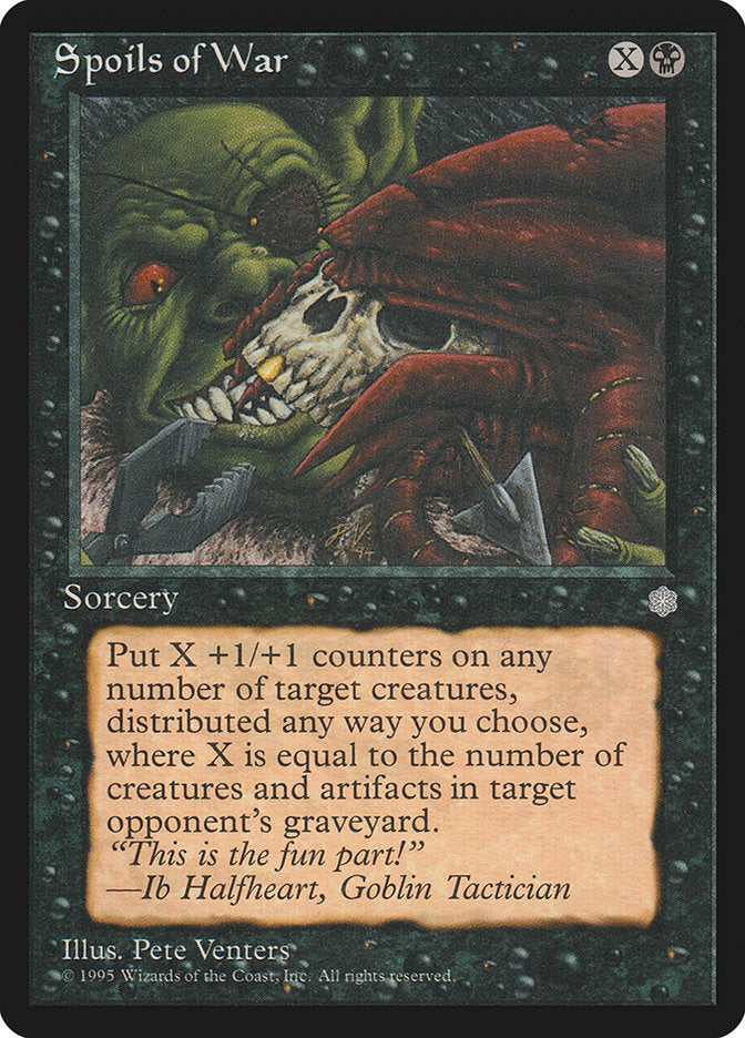 Spoils of War [Ice Age] MTG Single Magic: The Gathering | Red Claw Gaming