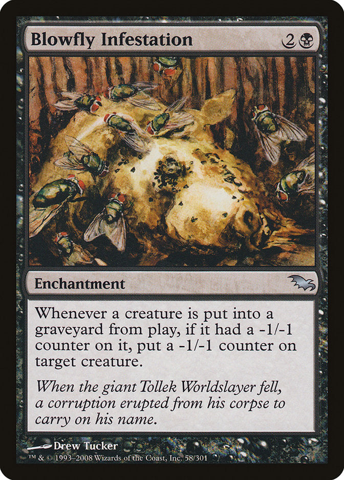 Blowfly Infestation [Shadowmoor] MTG Single Magic: The Gathering | Red Claw Gaming