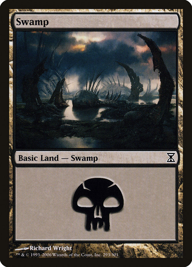 Swamp (293) [Time Spiral] MTG Single Magic: The Gathering | Red Claw Gaming