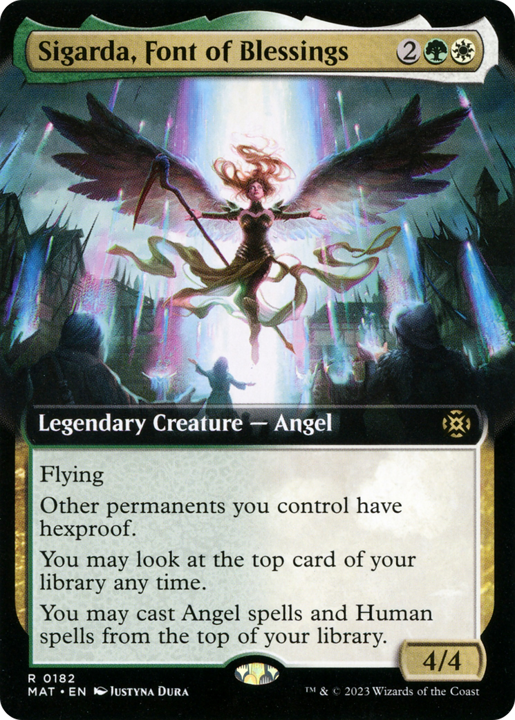 Sigarda, Font of Blessings (Extended Art) [March of the Machine: The Aftermath] MTG Single Magic: The Gathering | Red Claw Gaming