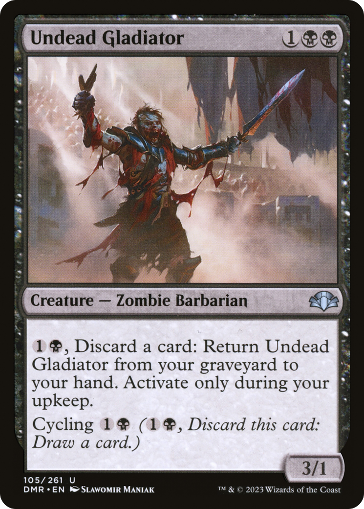 Undead Gladiator [Dominaria Remastered] MTG Single Magic: The Gathering | Red Claw Gaming