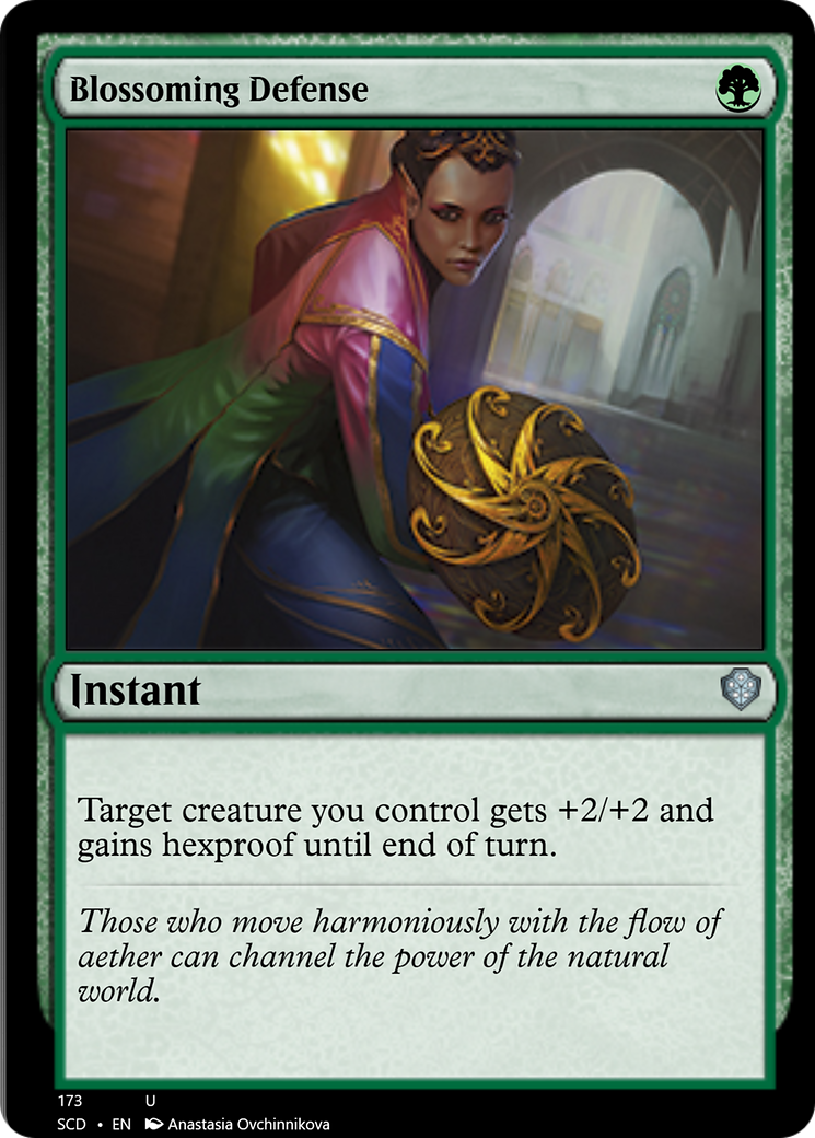 Blossoming Defense [Starter Commander Decks] MTG Single Magic: The Gathering | Red Claw Gaming