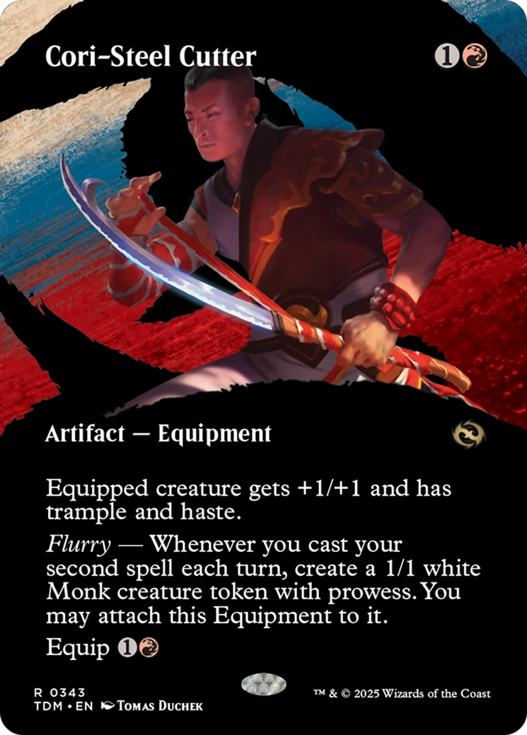 Cori-Steel Cutter (Borderless) [Tarkir: Dragonstorm] MTG Single Magic: The Gathering | Red Claw Gaming
