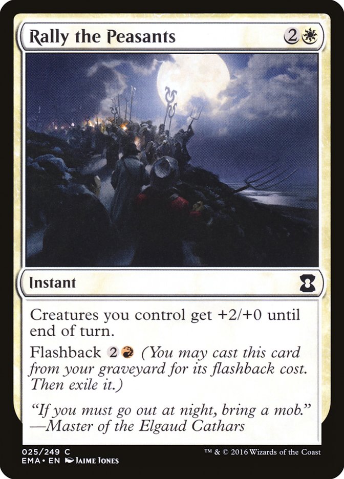 Rally the Peasants [Eternal Masters] MTG Single Magic: The Gathering | Red Claw Gaming