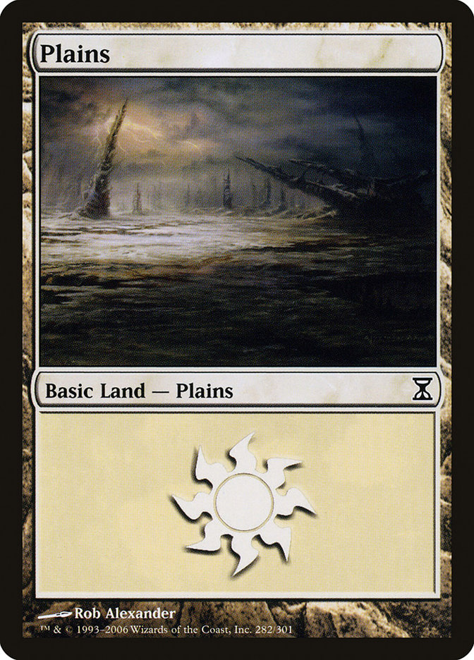 Plains (282) [Time Spiral] MTG Single Magic: The Gathering | Red Claw Gaming