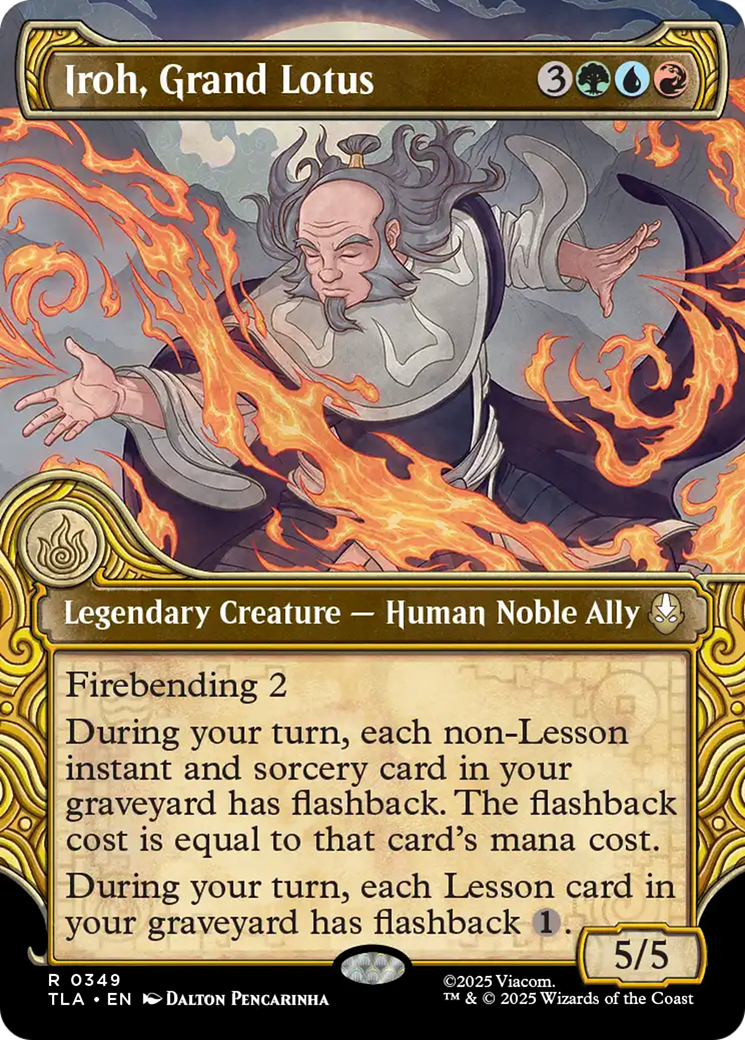 Iroh, Grand Lotus (Showcase) [Avatar: The Last Airbender] MTG Single Magic: The Gathering | Red Claw Gaming