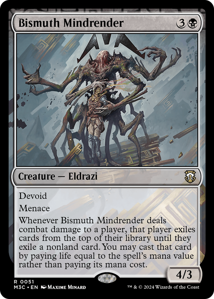 Bismuth Mindrender (Ripple Foil) [Modern Horizons 3 Commander] MTG Single Magic: The Gathering | Red Claw Gaming