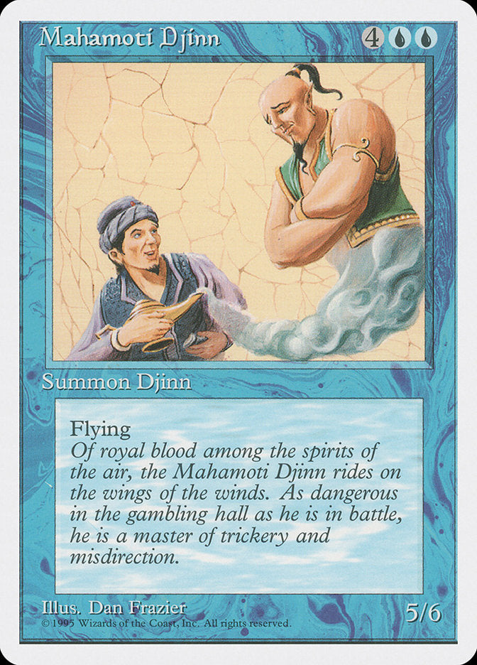 Mahamoti Djinn [Fourth Edition] MTG Single Magic: The Gathering | Red Claw Gaming