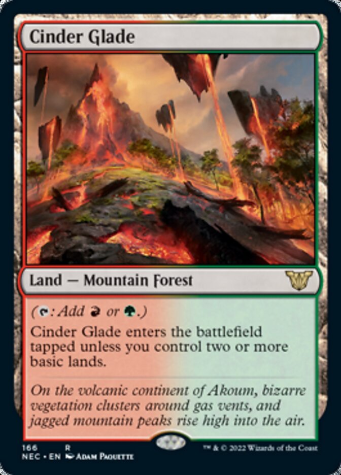 Cinder Glade [Kamigawa: Neon Dynasty Commander] MTG Single Magic: The Gathering | Red Claw Gaming