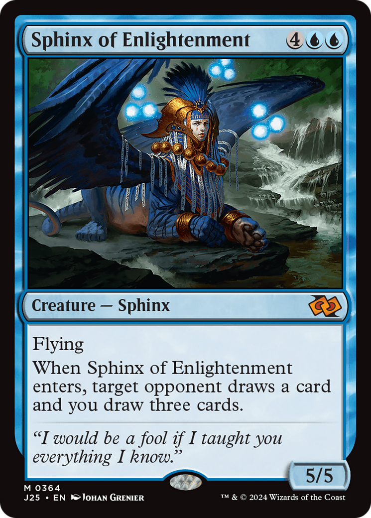 Sphinx of Enlightenment [Foundations Jumpstart] MTG Single Magic: The Gathering | Red Claw Gaming