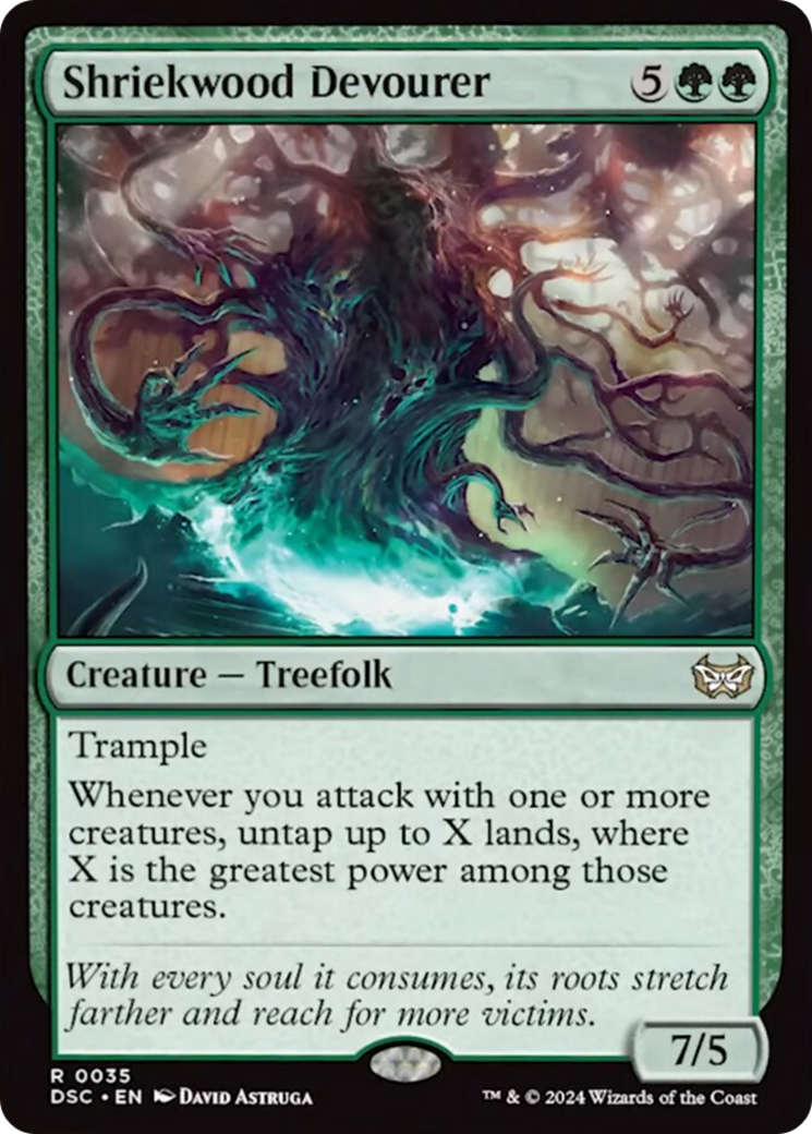 Shriekwood Devourer [Duskmourn: House of Horror Commander] MTG Single Magic: The Gathering | Red Claw Gaming
