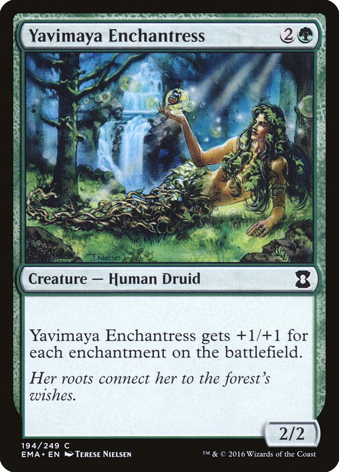 Yavimaya Enchantress [Eternal Masters] MTG Single Magic: The Gathering | Red Claw Gaming