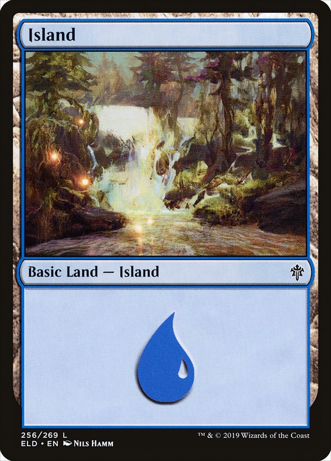 Island (256) [Throne of Eldraine] MTG Single Magic: The Gathering | Red Claw Gaming