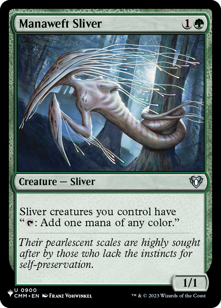 Manaweft Sliver (CMM) [The List] MTG Single Magic: The Gathering | Red Claw Gaming