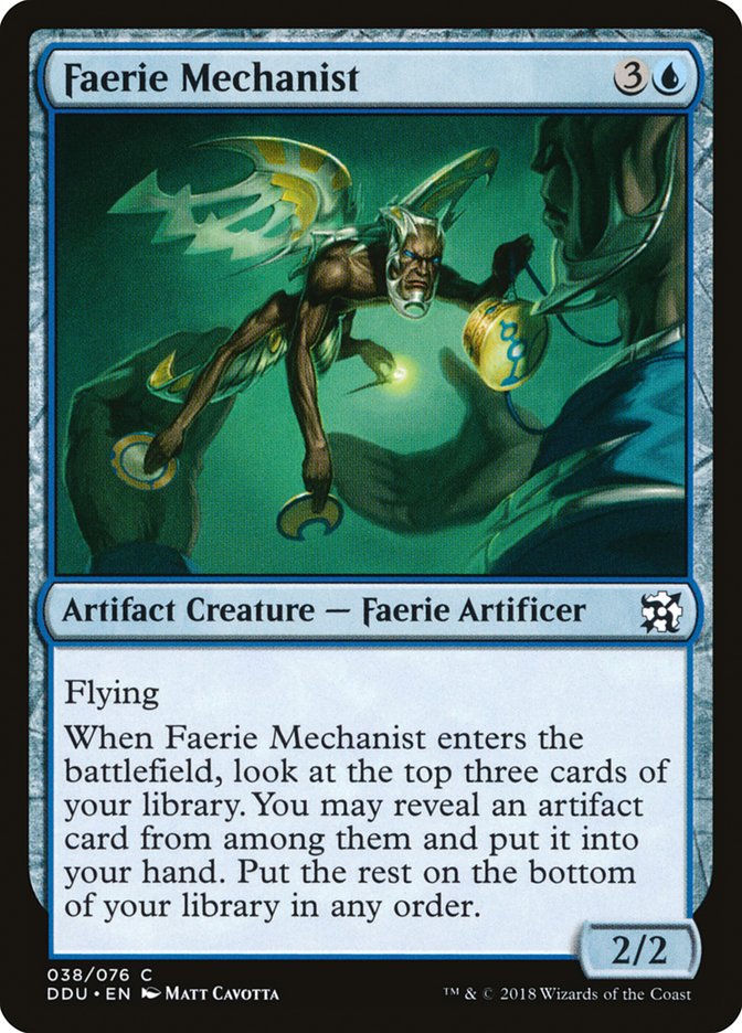 Faerie Mechanist [Duel Decks: Elves vs. Inventors] MTG Single Magic: The Gathering | Red Claw Gaming