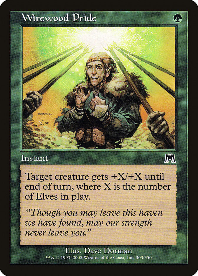 Wirewood Pride [Onslaught] MTG Single Magic: The Gathering | Red Claw Gaming