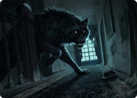 Primal Adversary Art Card [Innistrad: Midnight Hunt Art Series] MTG Single Magic: The Gathering | Red Claw Gaming