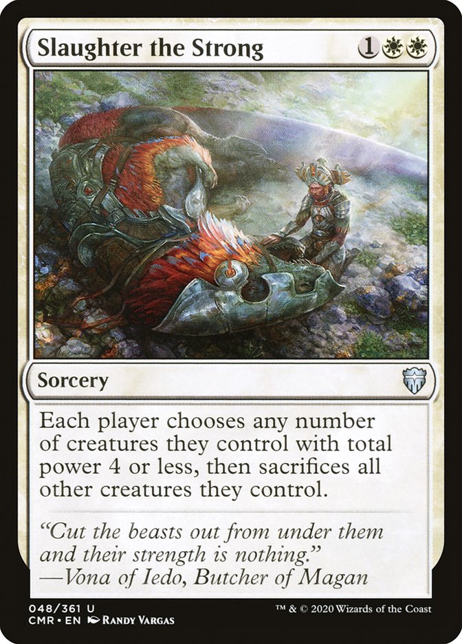 Slaughter the Strong [Commander Legends] MTG Single Magic: The Gathering | Red Claw Gaming