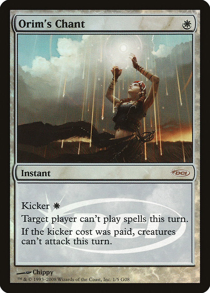 Orim's Chant [Judge Gift Cards 2008] MTG Single Magic: The Gathering | Red Claw Gaming