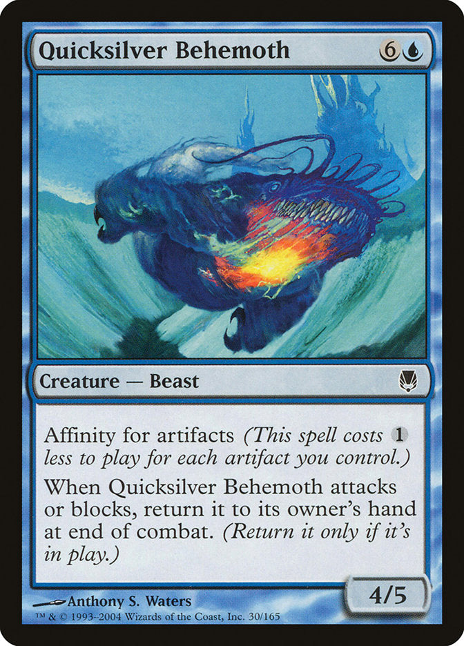 Quicksilver Behemoth [Darksteel] MTG Single Magic: The Gathering | Red Claw Gaming