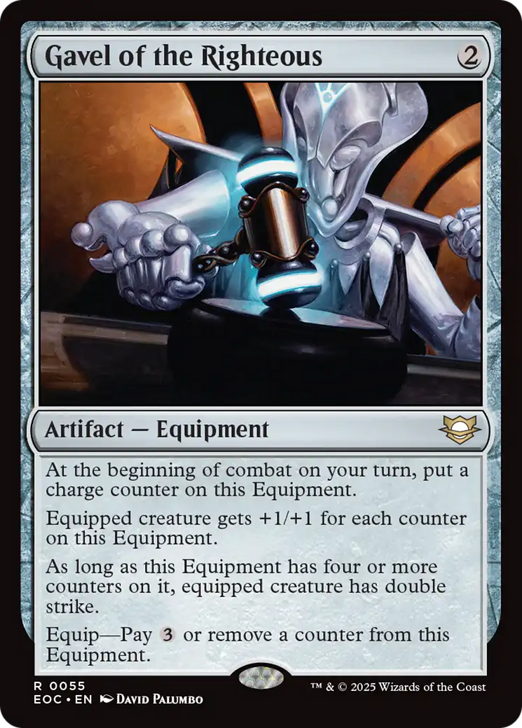 Gavel of the Righteous [Edge of Eternities Commander] MTG Single Magic: The Gathering | Red Claw Gaming
