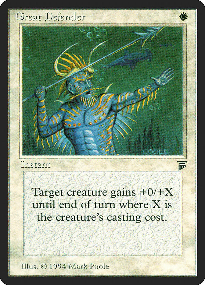 Great Defender [Legends] MTG Single Magic: The Gathering | Red Claw Gaming