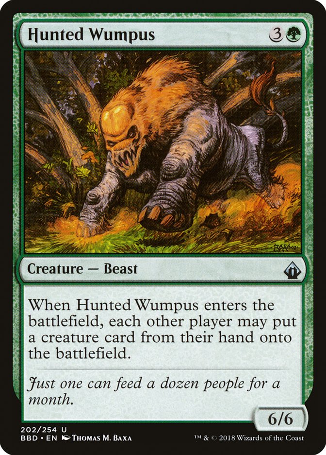 Hunted Wumpus [Battlebond] MTG Single Magic: The Gathering | Red Claw Gaming
