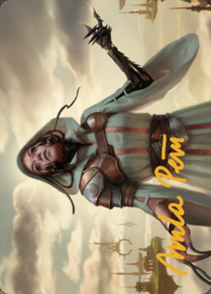 Phyrexian Missionary Art Card (Gold-Stamped Signature) [Dominaria United Art Series] MTG Single Magic: The Gathering | Red Claw Gaming