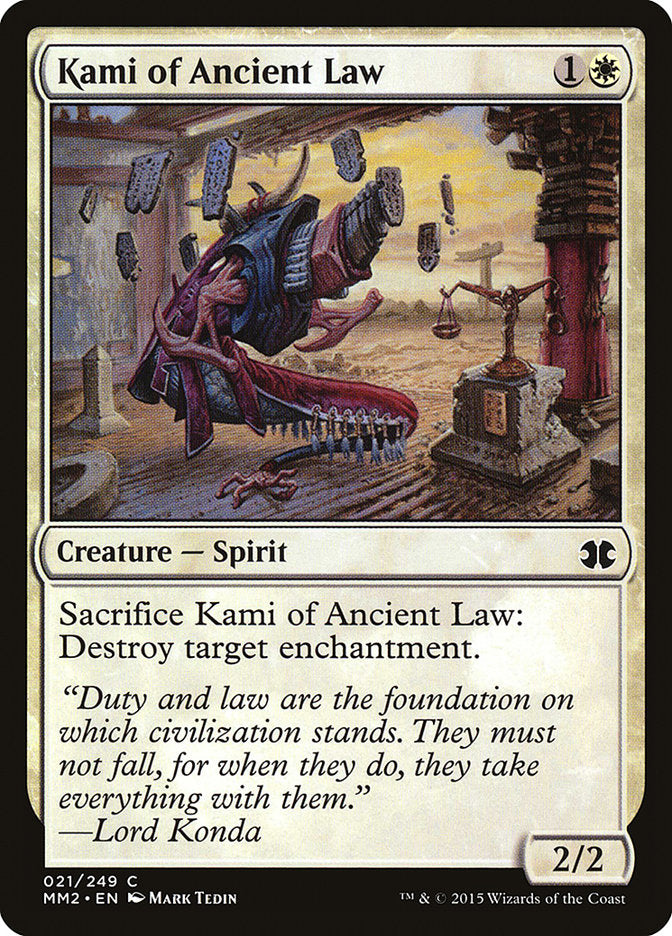 Kami of Ancient Law [Modern Masters 2015] MTG Single Magic: The Gathering | Red Claw Gaming