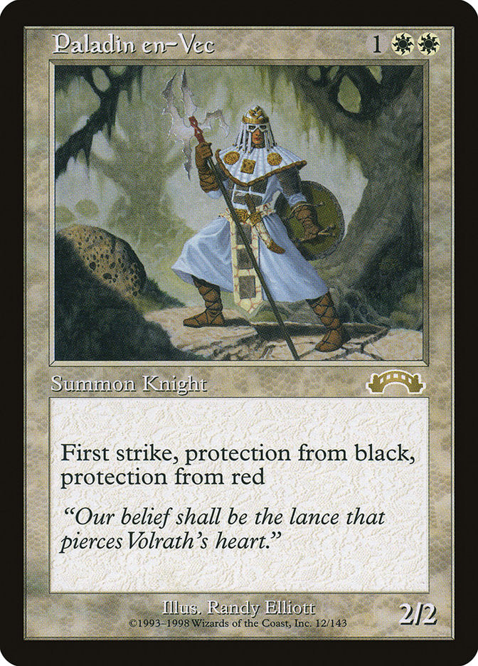 Paladin en-Vec [Exodus] MTG Single Magic: The Gathering | Red Claw Gaming
