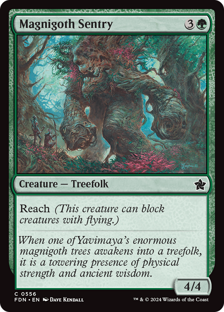 Magnigoth Sentry [Foundations] MTG Single Magic: The Gathering | Red Claw Gaming