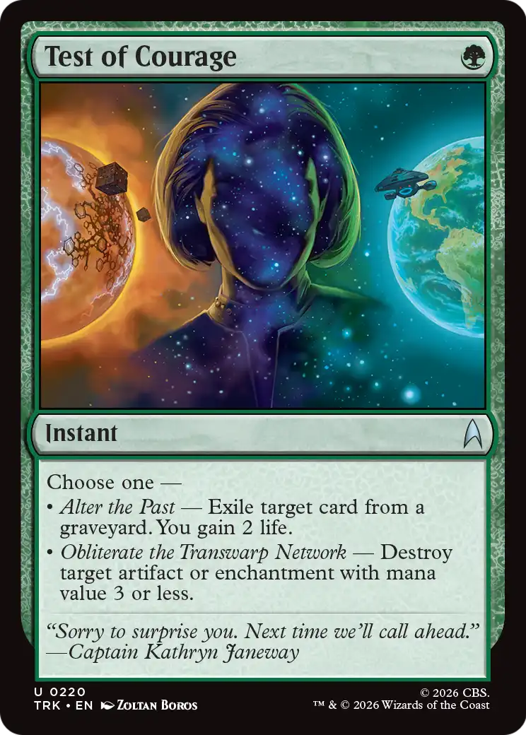 Test of Courage [Star Trek] MTG Single Magic: The Gathering | Red Claw Gaming