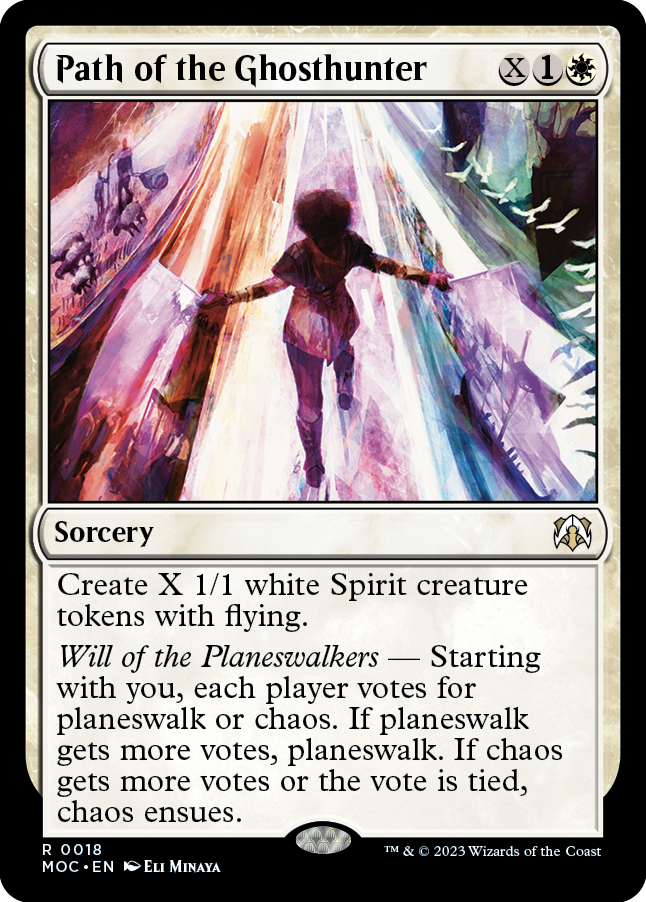 Path of the Ghosthunter [March of the Machine Commander] MTG Single Magic: The Gathering | Red Claw Gaming