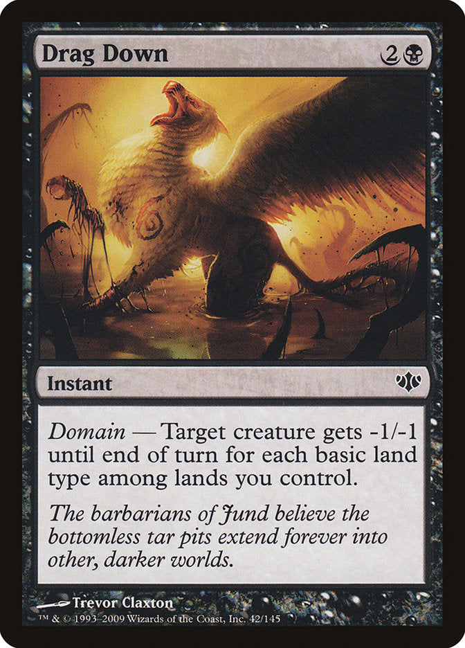 Drag Down [Conflux] MTG Single Magic: The Gathering | Red Claw Gaming