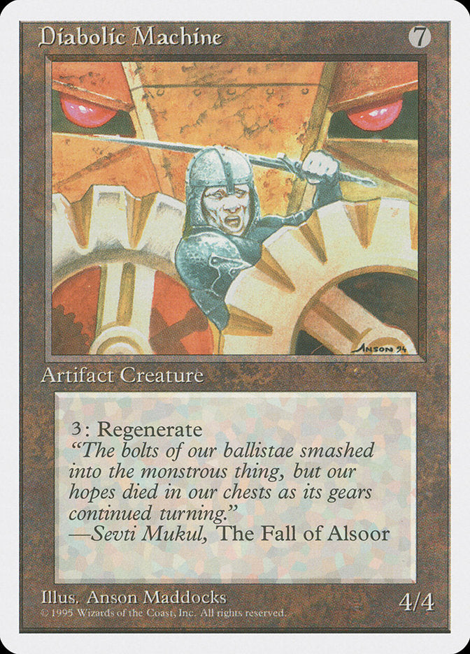 Diabolic Machine [Fourth Edition] MTG Single Magic: The Gathering | Red Claw Gaming