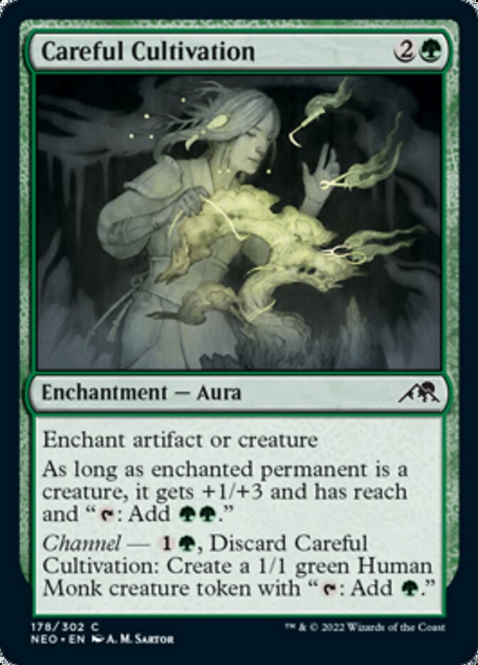 Careful Cultivation [Kamigawa: Neon Dynasty] MTG Single Magic: The Gathering    | Red Claw Gaming