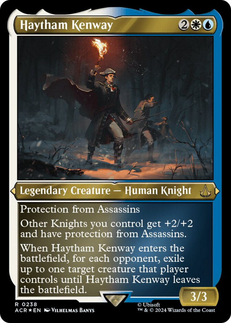 Haytham Kenway (Foil Etched) [Assassin's Creed] MTG Single Magic: The Gathering | Red Claw Gaming