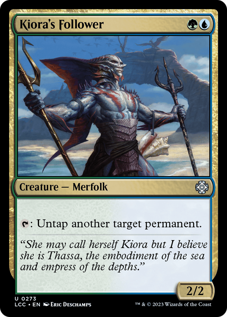 Kiora's Follower [The Lost Caverns of Ixalan Commander] MTG Single Magic: The Gathering | Red Claw Gaming