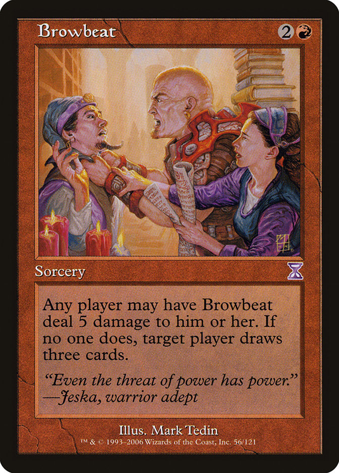 Browbeat [Time Spiral Timeshifted] MTG Single Magic: The Gathering | Red Claw Gaming