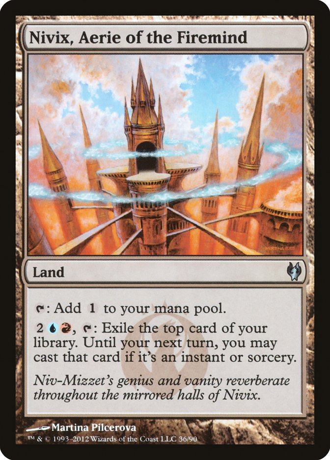 Nivix, Aerie of the Firemind [Duel Decks: Izzet vs. Golgari] MTG Single Magic: The Gathering | Red Claw Gaming