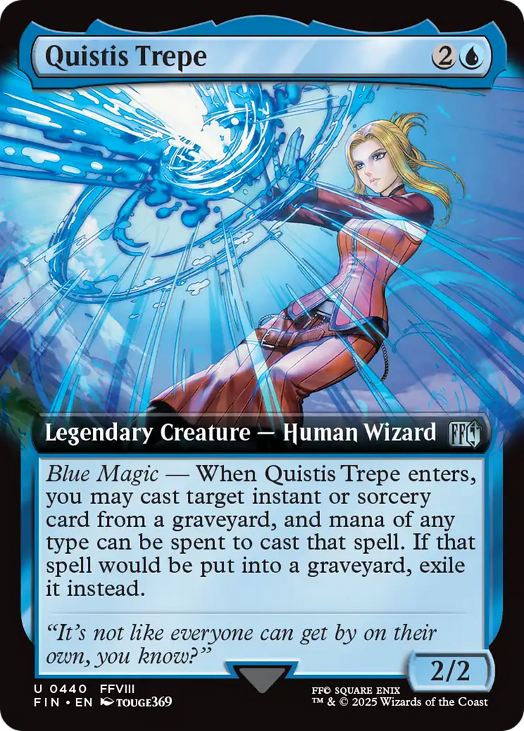 Quistis Trepe (Extended Art) [FINAL FANTASY] MTG Single Magic: The Gathering | Red Claw Gaming