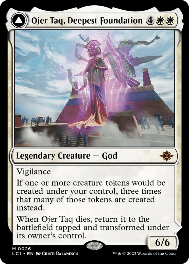 Ojer Taq, Deepest Foundation // Temple of Civilization [The Lost Caverns of Ixalan] MTG Single Magic: The Gathering    | Red Claw Gaming