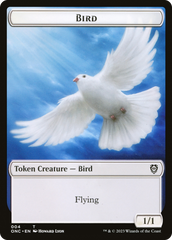 Bird // Cat Double-Sided Token [Phyrexia: All Will Be One Commander Tokens] MTG Single Magic: The Gathering | Red Claw Gaming