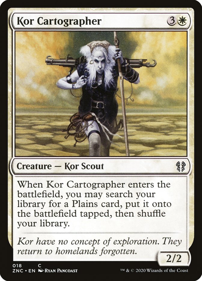 Kor Cartographer [Zendikar Rising Commander] MTG Single Magic: The Gathering | Red Claw Gaming